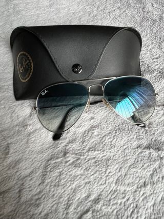Gafas de sol Ray-Ban Aviator plateadas