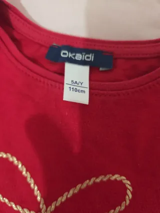 Maglietta rossa natalizia dream BIG