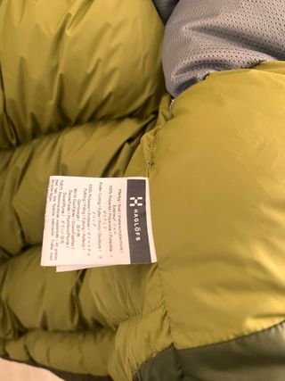 Chaqueta plumífero Haglofs verde