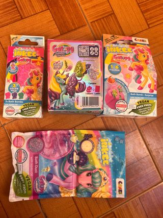 Inkee Galupy Baño: 3 Bombas y Polvo