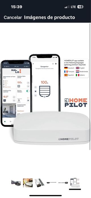 Motor Puerta Garaje Home Pilot Premium Smart