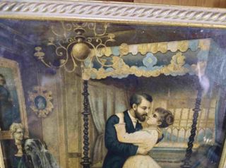 SAUVAGE ANTIGUA CROMO LITOGRAFIA NOCHE BODAS