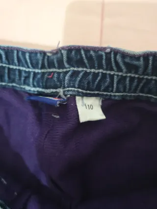 Jeans bambina felpati