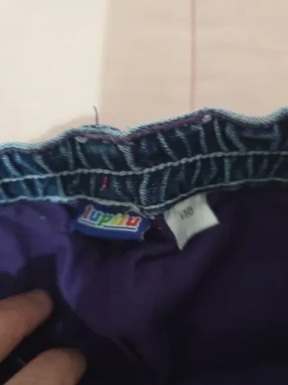 Jeans bambina felpati