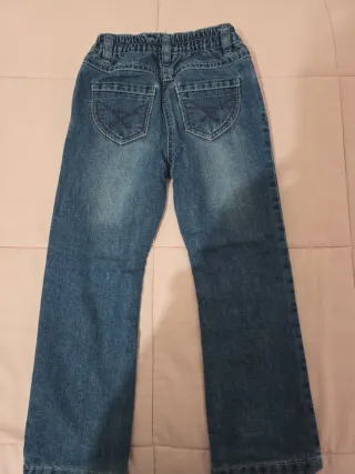 Jeans bambina felpati