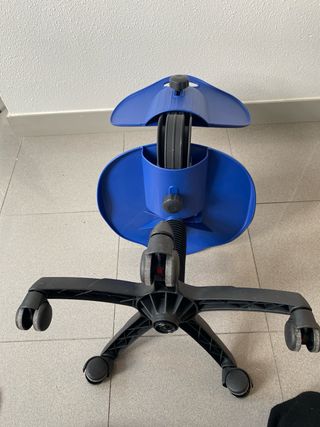 Silla infantil para escritorio azul