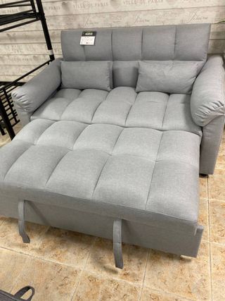 Sofá Cama Click Clack Gris Nuevo