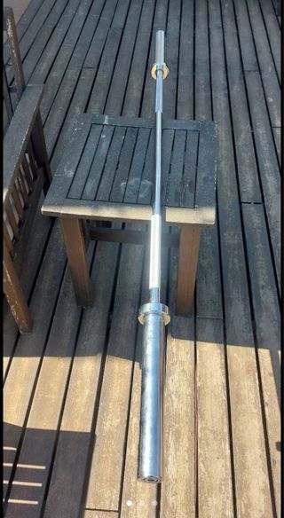 Banco de pesas y barra 190