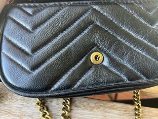 Borsetta Gucci Marmont Nera Oro