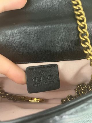 Borsetta Gucci Marmont Nera Oro