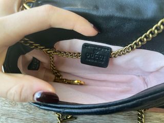 Borsetta Gucci Marmont Nera Oro