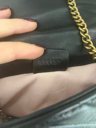 Borsetta Gucci Marmont Nera Oro