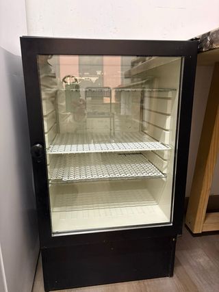 Nevera expositora pequeña