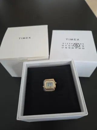 Orologio Anello Timex x MM6 Oro