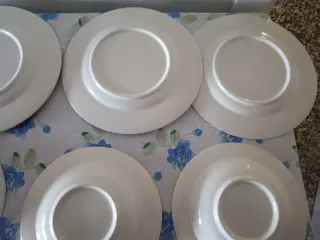 Servizio Piatti Ceramica Tre C 6 Pezzi