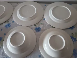 Servizio Piatti Ceramica Tre C 6 Pezzi