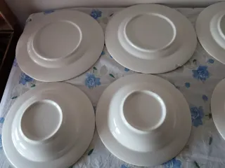 Servizio Piatti Ceramica Tre C 6 Pezzi