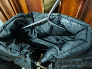 Abrigo acolchado negro Talla L