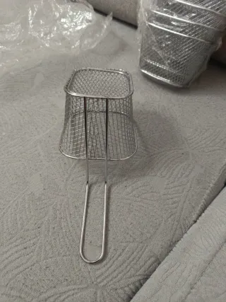 Mini cestas de aluminio para freidora