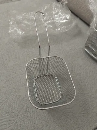 Mini cestas de aluminio para freidora