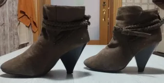 Botines mujer marrones