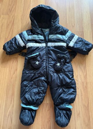 Mono de nieve azul marino para bebé 18-24 meses