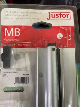Justor MB Cierre Puerta Automático Plata