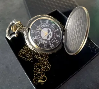 Orologio da tasca Harley Davidson Skull