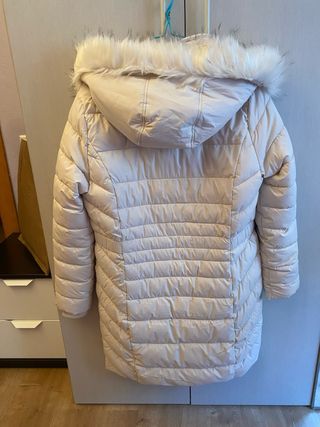 Abrigo Hollister largo Beige Talla L