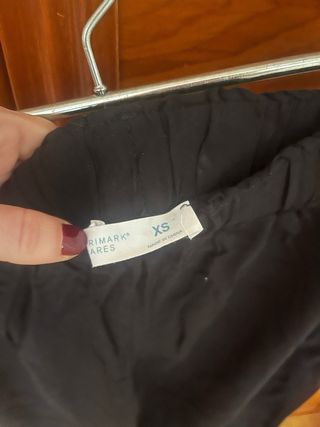 Pantalón negro ancho sport