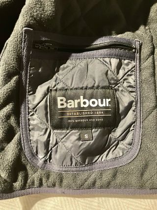 Chaleco Barbour forro interior. ¡¡¡Sin estrenar!!!