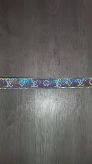 Cinturone Louis Vuitton Argento Ologramma
