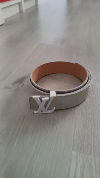 Cinturone Louis Vuitton Argento Ologramma