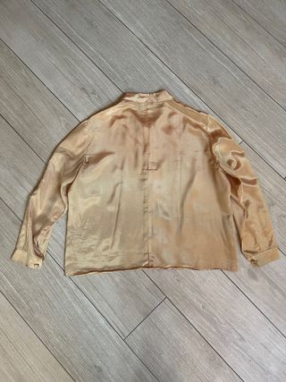 Camicia in seta vintage da riparare