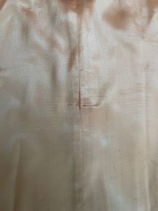 Camicia in seta vintage da riparare