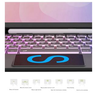 Funda-teclado retroiluminado Samsung Tab S11 2025