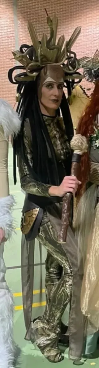 Peluca Medusa Hecha a Mano