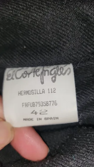 Chaqueta Piel y Pelo Marrón Oscuro