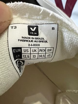Zapatillas Veja Talla 47.5 Nuevas