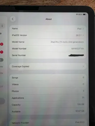 iPad Pro 11 3ª Gen 128GB Wifi+Celular