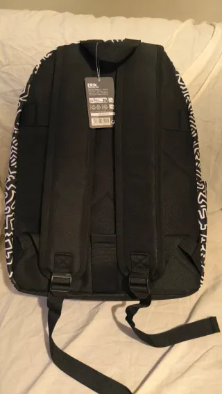 Mochila Keith Haring Negra y Blanca