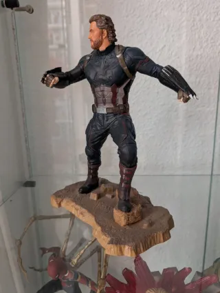 Figura capitán América Diamond Gallery Marvel