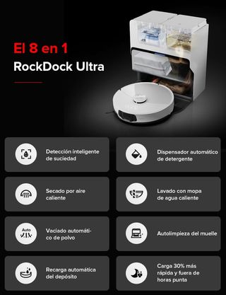 Roborock S8 MaxV Ultra Robot Aspirador
