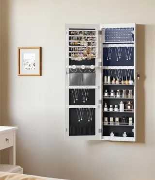 Armario Joyero Organizador Blanco