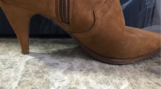 Botines marrones de tacón