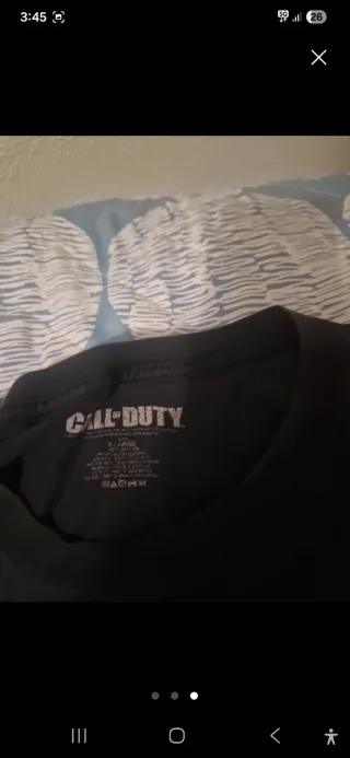 Camiseta Call of Duty Negra