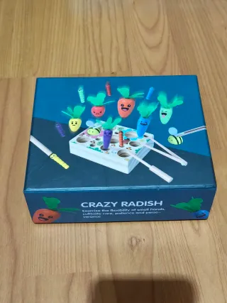 Juego Montessori Verduras, abejas y gusanos