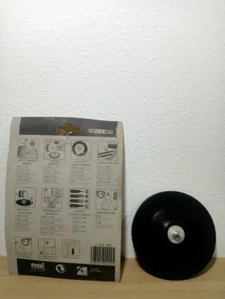 Soporte y discos de lija para madera