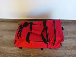 Mochila para hockey patines McRoller roja