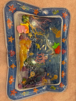 Manta de agua inflable para bebés